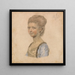 Mademoiselle Bennett - John Smart — oprawiony obraz na ścianie