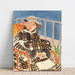 Reprodukcja obrazu Mademoiselle Matisse w szkockim płaszczu - Henri Matisse