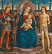 Madonny z Dzieciątkiem tronujący z Świętym Michałem i Świętym Sebastianem - Filippo d'Antonio Filippelli — widok dzieła