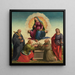 Madonna Delle Cintola z świętymi Benoît, Thomasem, François i Julienem - Francesco Granacci — oprawiony obraz na ścianie