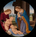 Madonna adorująca Dzieciątko z Świętym Janem Chrzcicielem i Aniołem - Lorenzo di Credi — aranżacja we wnętrzu