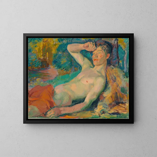 Faune s'éveillant - Magnus Enckell — oprawiony obraz na ścianie