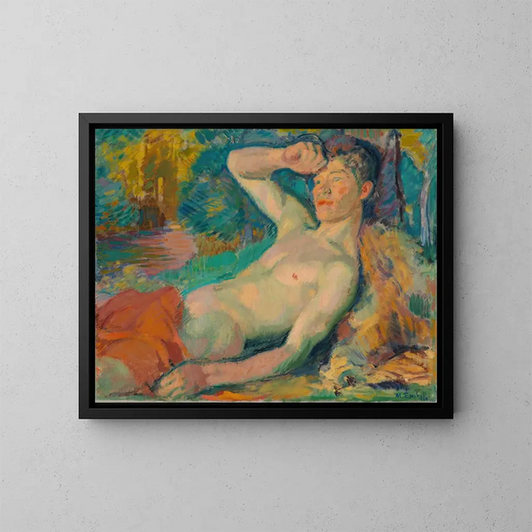 Faune s'éveillant - Magnus Enckell — oprawiony obraz na ścianie