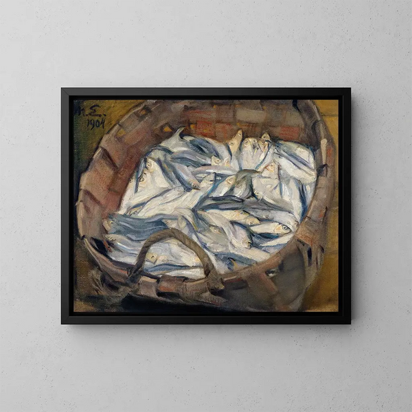 Śledzie z Bałtyku - Magnus Enckell — oprawiony obraz na ścianie