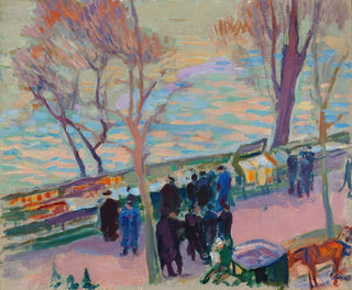 Bords de la Seine - Magnus Enckell — widok dzieła