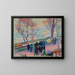 Bords de la Seine - Magnus Enckell — oprawiony obraz na ścianie
