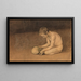 Chłopiec z czaszką - Magnus Enckell — oprawiony obraz na ścianie