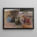 Rybacy nad brzegiem morza - Magnus Enckell — oprawiony obraz na ścianie