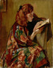 Dziewczyna czytająca - Magnus Enckell — widok dzieła