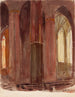 La cathédrale s'effondre - Magnus Enckell — widok dzieła