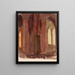La cathédrale s'effondre - Magnus Enckell — oprawiony obraz na ścianie
