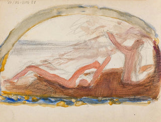 szkicowy do dzieła Złoty Wiek - Magnus Enckell — widok dzieła