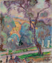Widok na park z San Remo - Magnus Enckell — widok dzieła