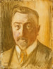 Portret marszałka Hjalmar Linder - Magnus Enckell — widok dzieła