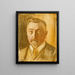 Portret marszałka Hjalmar Linder - Magnus Enckell — oprawiony obraz na ścianie