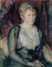 Portret pani Agdy Viln - Magnus Enckell — widok dzieła