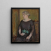 Portret pani Lydia Keirkner - Magnus Enckell — oprawiony obraz na ścianie