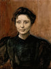 Portret rzeźbiarki Madeleine Jouvray - Magnus Enckell — widok dzieła