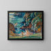 Rivage rocheux au soleil à Portofino - Magnus Enckell — oprawiony obraz na ścianie