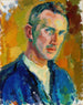 Autoportret - Magnus Enckell — widok dzieła