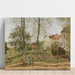 Reprodukcja obrazu Domy w Bougival (Jesień) - Camille Pissarro