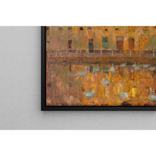 Maisons à Bruges - Henri Le Sidaner | Reproduction Tableau Décoration murale affiche copie