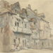 Domy w Dieppe - David Roberts — widok dzieła