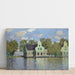 Reprodukcja obrazu Domy nad brzegiem rzeki Zaan - Claude Monet