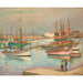 Reprodukcja obrazu Domy na porcie na wyspie Yeu - Henri Lebasque