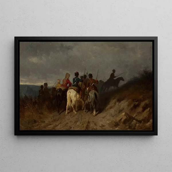 Maksymilian Gierymski - Reconnaissance by Kuban Cossacks.webp