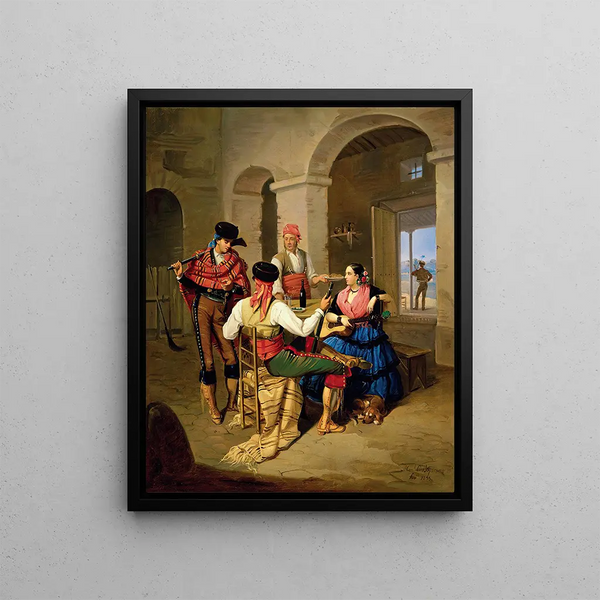 Manuel Cabral Aguado Bejarano - Scene in a Country Inn.webp