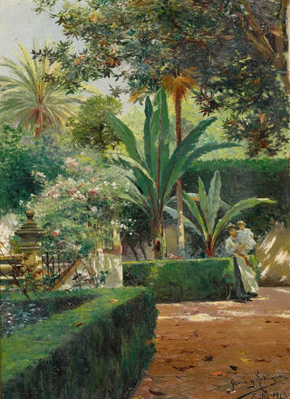 Manuel Garca y Rodrguez - A Garden In Seville.webp