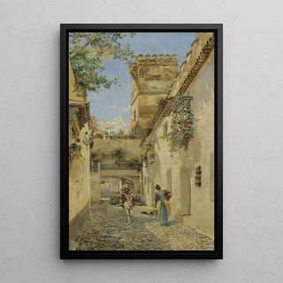 Manuel Garca y Rodrguez - A Sevillian Alley.webp