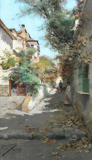Manuel Garca y Rodrguez - Street scene in Granada.webp