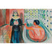 Reprodukcja obrazu Marat w kąpieli i Charlotte Corday Edvard Munch - Edvard Munch