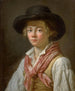 Portret mężczyzny z czarnym kapeluszem - Marc Antoine Bilcocq — widok dzieła