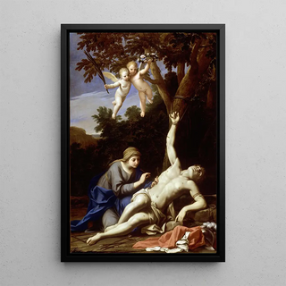 Marcantonio Franceschini - Saint Sbastien soign par Irne.webp