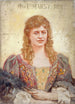 Louise Marsy 1866-1942, członkini Comédie-Française w kostiumie scenicznym - Marcel Baschet — widok dzieła