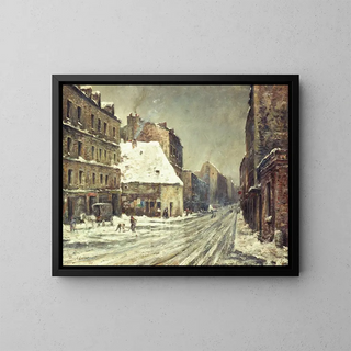 Marcel Cogniet - La Rue du MontCenis effet de neige.webp