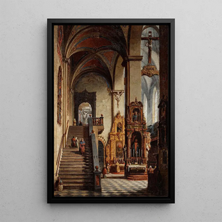 Marcin Zaleski - Interior of the Dominican Church in Krakw.webp