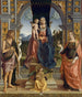 La Vierge et l'Enfant en trône avec les saints Jean-Baptiste et Lucie - Marco Palmezzano — widok dzieła