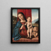 La Vierge à l'Enfant avec le petit saint Jean - Marco Palmezzano et Atelier — oprawiony obraz na ścianie