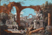 Un caprice de ruines romaines - Marco Ricci — widok dzieła