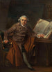 portretu przypuszczalnego Jean-Jacques Lagrenée, zwanego portretem mężczyzny w przekładanym płaszczu - Marguerite Gérard — widok dzieła