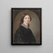 Charlotte Lotten Lindblad 1829–1912 pianistka - Maria Röhl — oprawiony obraz na ścianie
