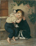 Chłopiec z psem - Maria Theresia — widok dzieła