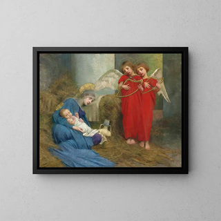 Marianne Stokes - Angels Entertaining the Holy Child.webp