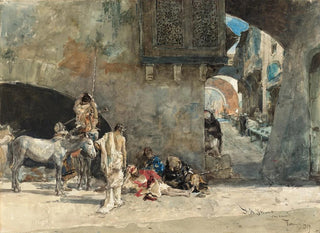 Mariano Fortuny Marsal - A Street in Tangiers.webp