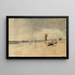 Plage africaine - Mariano Fortuny Marsal — oprawiony obraz na ścianie