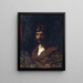 Buste d'homme allégorie de Bacchus - Mariano Fortuny Marsal — oprawiony obraz na ścianie